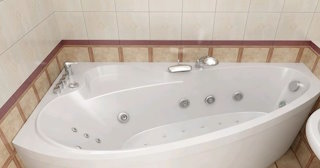 Установка угловой ванны в Каспийске - профессиональный монтаж от СантехДомКсп от 3100 рублей